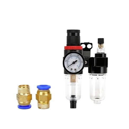 AFC2000 1/4 Air Compressor Oil-Water Separator Filter Regulator Trap Spray Gun Pressure Reducing Valve(AFC-EU- SM+PM) in Saudi Arabia