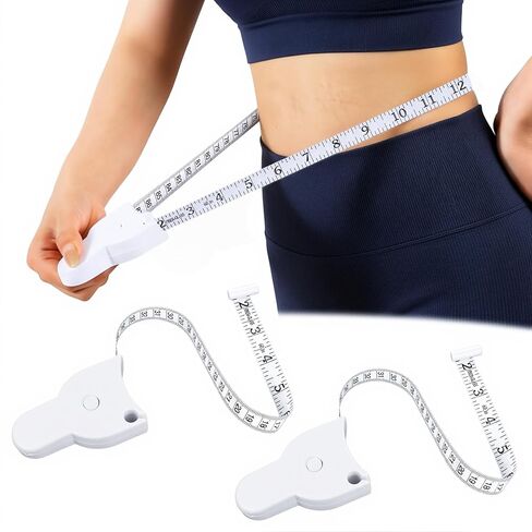 Body Measuring Tape for Body Measurements Waist Measure Fitness Tape Measure for Weight Loss Waist Bust Arms Hip Measurement Suitable Fitness Enthusiasts, 60 Inches Long in Saudi Arabia