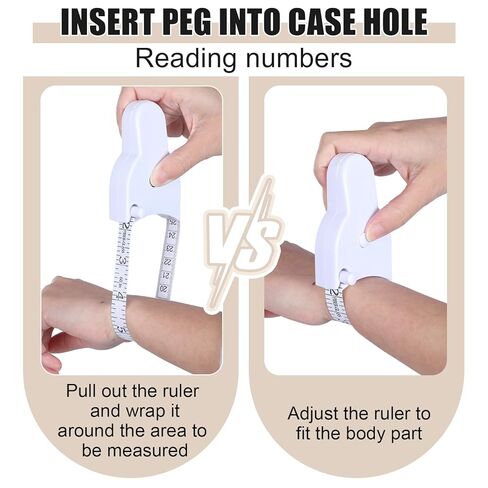 Body Measuring Tape for Body Measurements Waist Measure Fitness Tape Measure for Weight Loss Waist Bust Arms Hip Measurement Suitable Fitness Enthusiasts, 60 Inches Long in Saudi Arabia