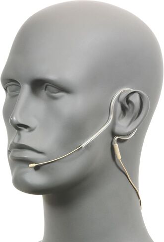 Galaxy Audio ESM4 Single-Ear Omnidirectional Headset Microphone with 4X Sennheiser Connector Cables, Beige in Saudi Arabia