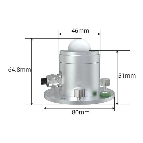 Illuminance Sensor Measuring Light Intensity Detector Transmitter Module Aluminum RS485 Interface 200000LUX(0-200000 4-20mA) in Saudi Arabia