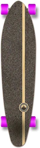 لوح تزلج وأسطح Yocaher Kicktail concave Pro Longboard Complete Cruiser Freeride (كامل - Kicktail - أرجواني هندسي) in Kuwait