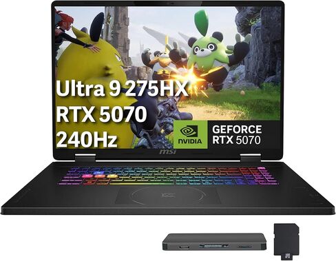 2021 MSI GF63 Thin Gaming 15.6" FHD Laptop Computer, Intel Core i5-10300H (Beats i7-9750H), 64GB RAM, 2TB PCIe SSD, Backlit Keyboard, GeForce GTX 1650 MaxQ, HD Webcam, Win 10, Black, 32GB USB Card in Saudi Arabia