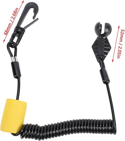 Safety Lanyard Key Cord and Clip 278002843 Waterproofing Replacement for SeaDoo Spark 900 in Saudi Arabia