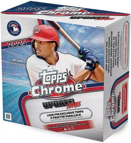 Topps 2025 MLB Chrome Updates Baseball Trading Card Mega Box in Saudi Arabia
