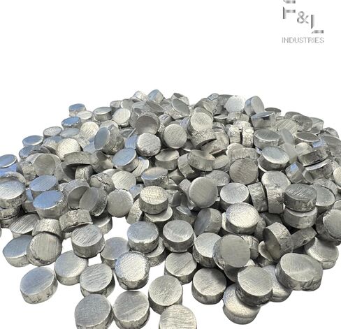 F&L 6063 كريات الألومنيوم - حبيبات معدنية من السبائك الممتازة للصب والصهر وصنع السبائك - طلقة ألومنيوم عالية القوة مقاومة للتآكل للاستخدام الصناعي والصناعي والتصنيعي in Kuwait