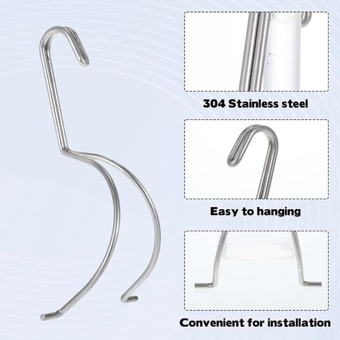 25 Pack Cabinet Door Painting Hangers Stainless Steel No-Drill Metal Painting Hanging Hooks Cabinet Door Brackets Easy to Apply Spray Drying Rack Clips for Wood Working Tools Accessories in Saudi Arabia