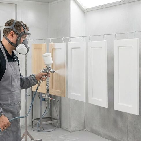 25 Pack Cabinet Door Painting Hangers Stainless Steel No-Drill Metal Painting Hanging Hooks Cabinet Door Brackets Easy to Apply Spray Drying Rack Clips for Wood Working Tools Accessories in Saudi Arabia