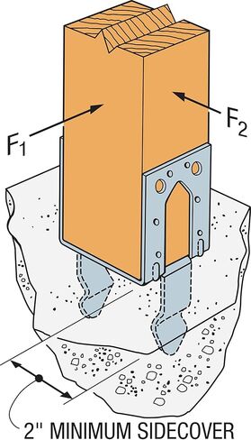 Simpson Strong-Tie PB66 PB Galvanized Non-Standoff Post Base for 6x6 (Pack of 10) in Saudi Arabia