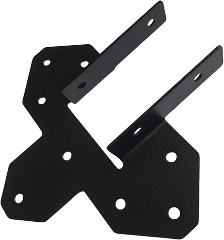 8 قطع 18 مقياسًا من أشرطة الإعصار القوية، ربطات إعصار سوداء للعوارض الخشبية 2x4،2x6، شماعات رافعة شديدة التحمل 2X تروس إلى موصل رافتر، دعامات التسقيف، دعامات خشبية خشبية in Saudi Arabia