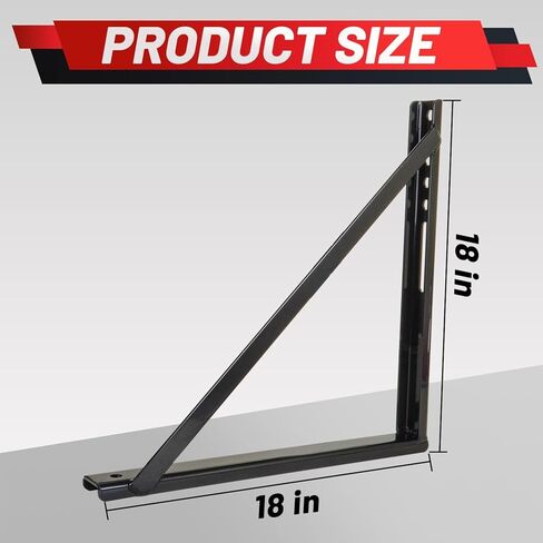 Underbody Steel Mounting Brackets 18 x 18 Inches Truck Tool Box Mounting Kit with Screws Spacers and Sleeves Pack of 2 in Saudi Arabia
