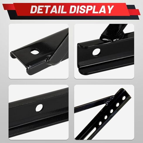Underbody Steel Mounting Brackets 18 x 18 Inches Truck Tool Box Mounting Kit with Screws Spacers and Sleeves Pack of 2 in Saudi Arabia