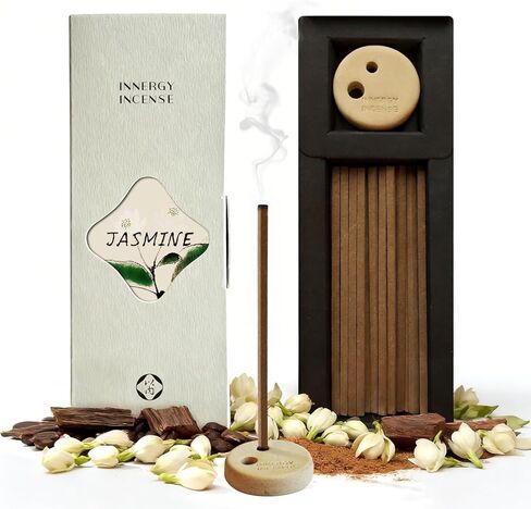 Rose Incense Sticks – All Natural Home Fragrance for Meditation & Relaxation, No Bamboo Core, 50 Count – Innergy in Saudi Arabia