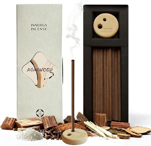 Rose Incense Sticks – All Natural Home Fragrance for Meditation & Relaxation, No Bamboo Core, 50 Count – Innergy in Saudi Arabia