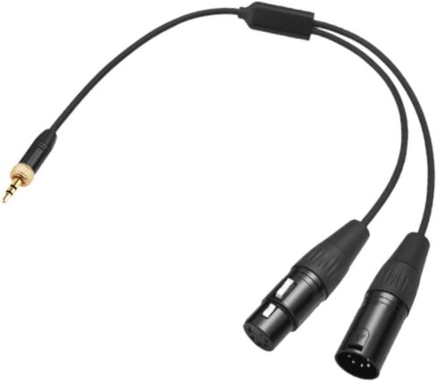 DYNWAVE Dmx Female Male 5 Pin to Stereo Jack Audio 3.5mm Male -dmx-3.5C-1/2 Dmx 3.5mm 30cm -dmx-acp-1/2 Locking Dmx Adapter Cable in Saudi Arabia