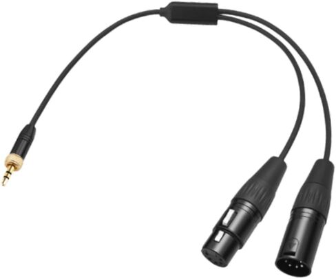 DYNWAVE Dmx Female Male 5 Pin to Stereo Jack Audio 3.5mm Male -dmx-3.5C-1/2 Dmx 3.5mm 30cm -dmx-acp-1/2 Locking Dmx Adapter Cable in Saudi Arabia