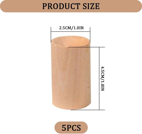 5 Pcs Wood Essential Oil Diffusers,Small Wood Fragrance DIffusers,Fragrance Retention,Wooden Aromatherapy Round Diffuser for Car,Home, Bathroom, Office, Toilet, Yoga Room, Sauna Room in Saudi Arabia