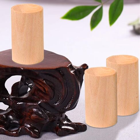 5 Pcs Wood Essential Oil Diffusers,Small Wood Fragrance DIffusers,Fragrance Retention,Wooden Aromatherapy Round Diffuser for Car,Home, Bathroom, Office, Toilet, Yoga Room, Sauna Room in Saudi Arabia