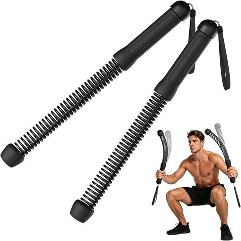 Battle Ropes, Weighted Ropeless Battle Rope with Adjustable Resistance Springs for Home Gym Exercise, Portable Workout Equipment for Strength Training & Cardio Fitness in Saudi Arabia
