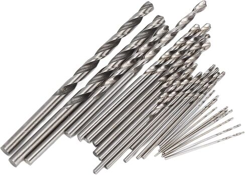 Micro Drill Bits Set HSS Straight Shank Mini Jewelry Watch PCB Crafts in Saudi Arabia