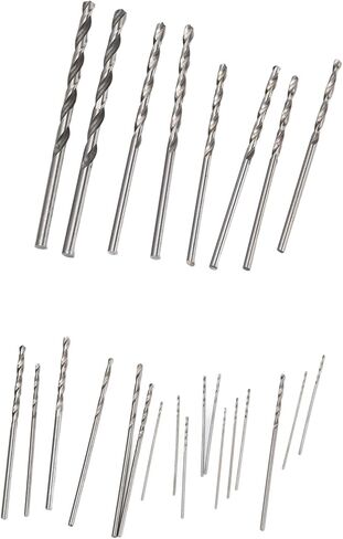 Micro Drill Bits Set HSS Straight Shank Mini Jewelry Watch PCB Crafts in Saudi Arabia