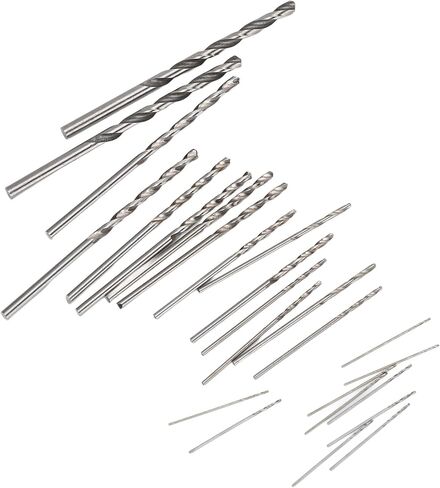 Micro Drill Bits Set HSS Straight Shank Mini Jewelry Watch PCB Crafts in Saudi Arabia