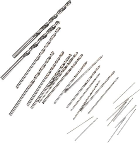 Micro Drill Bits Set HSS Straight Shank Mini Jewelry Watch PCB Crafts in Saudi Arabia