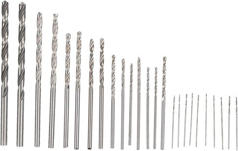 Micro Drill Bits Set HSS Straight Shank Mini Jewelry Watch PCB Crafts in Saudi Arabia