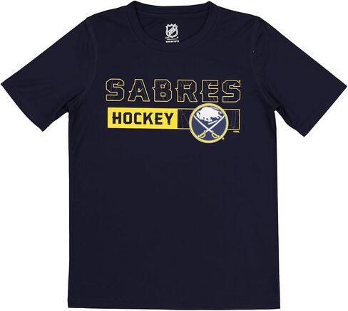 تي شيرت Outerstuff NHL Buffalo Sabers Ice Formation للشباب للأولاد، للأعمار من 8 إلى 20 عامًا in Saudi Arabia