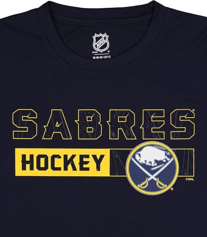 Outerstuff NHL Buffalo Sabres Ice Formation Youth Boys Tee, Ages 8 to 20 in Saudi Arabia
