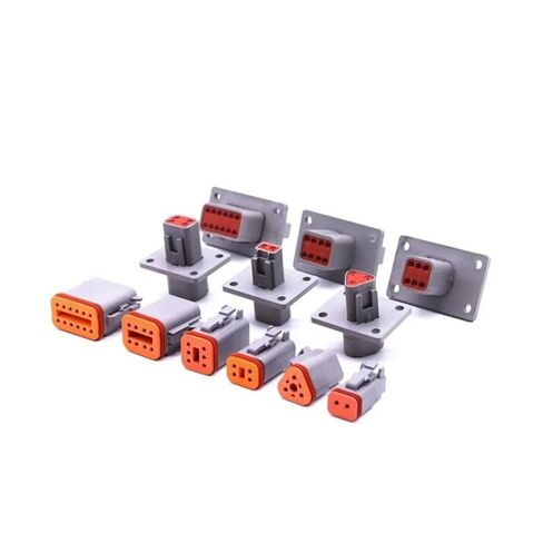 DT04-4P-L012 Type Waterproof Automotive Connector 2P/3P/4P/6P/8P/12P Butt Harness Socket Terminal(6p,5 Sets) in Saudi Arabia