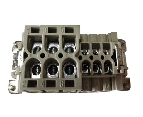 موصل مستطيل للخدمة الشاقة HDC HWK-006/6-Pin 40/16A 690V/400V التوصيل العلوي in Saudi Arabia
