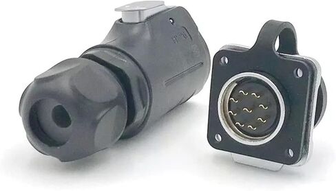9 pin power signal connector female and male socket waterproof IP67 M20 in Saudi Arabia