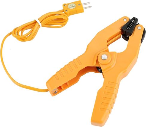 2 PCS Temperature Clamp Thermocouple Sensor K Type Pipe Clamp Sensor, Pipe Clamp Probe Thermocouple Sensor Temperature Thermocouple Clamp ~3/8-40~200℃ in Saudi Arabia