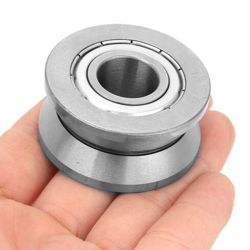 Kadimendium Durable V Groove Guide Roller Bearing and, LV202-41ZZ for Textile Machinery in Saudi Arabia
