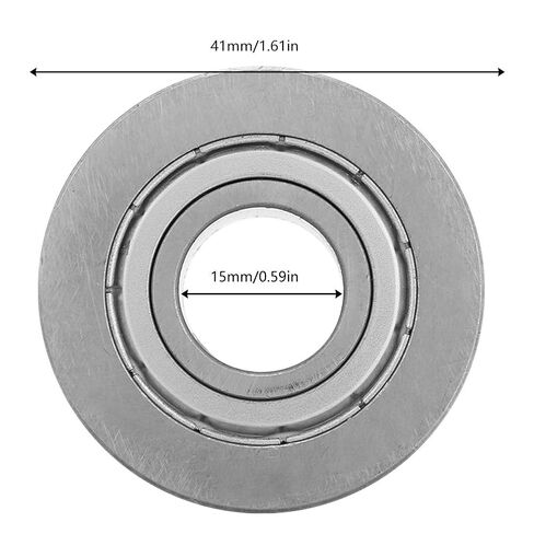 Kadimendium Durable V Groove Guide Roller Bearing and, LV202-41ZZ for Textile Machinery in Saudi Arabia