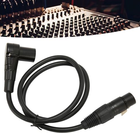 XLR to XLR Cable 2.5ft, HiFi Sound Balanced Wire for Microphone Speaker Mixer with Clear Sound and Stable Connection, Compatible with XLR Cable Devices in Saudi Arabia
