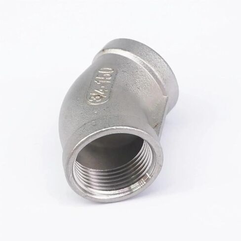 3/4 "BSPT أنثى الموضوع 304 الفولاذ المقاوم للصدأ 45 درجة الكوع وصلة أنابيب موصل الماء النفط الهواء in Kuwait