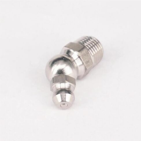 1/8 "BSPP ذكر 45 درجة الفولاذ المقاوم للصدأ الشحوم زيرك الحلمة المناسب لتجهيزات تشحيم أداة الآلة in Kuwait