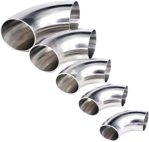 1pc O/D 89/102/108/114mm Thickness 2mm 304 Stainless Steel Elbow Welding 90 Degree Pipe Fittings(114x2mm) in Saudi Arabia