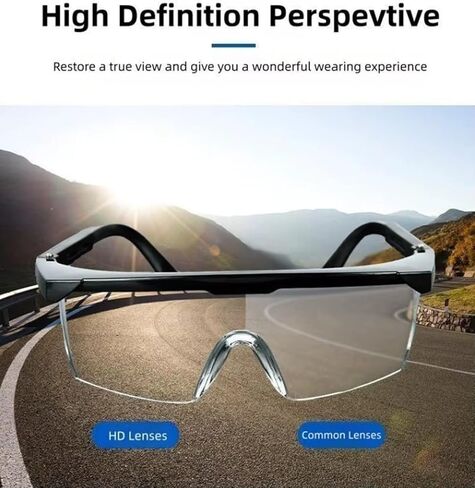Safety Glasses Goggles (2 Pack) Shattered Proof, ANSI Z87.1 & EN 166 UV Resistant, Wide Frame Scratch Resistant Eye Shield Black Frame Wear over Glasses Adjustable temples Unisex. in Saudi Arabia