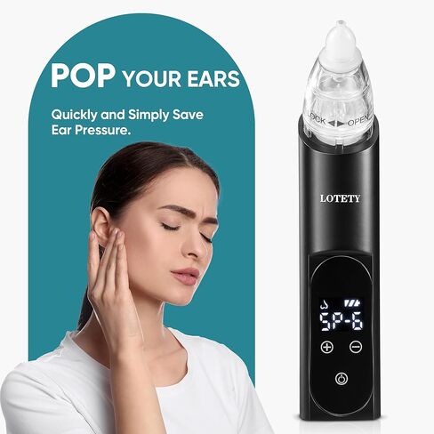 Eustachian Tube Unclogger - Ear Pressure Relief Device | Ear Pressure Relief for Flying & Diving | Ear Popper, Eustachian Ear Unclogger & Ear Ringing Relief Tinnitus in Saudi Arabia