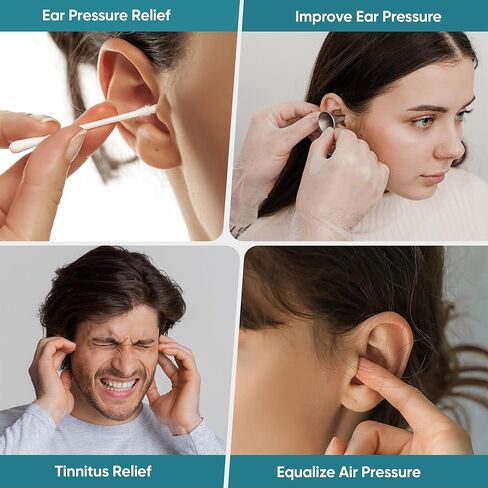 Eustachian Tube Unclogger - Ear Pressure Relief Device | Ear Pressure Relief for Flying & Diving | Ear Popper, Eustachian Ear Unclogger & Ear Ringing Relief Tinnitus in Saudi Arabia