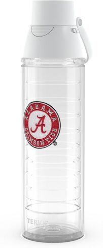 Tervis Venture Lite Alabama Crimson Tide - Primary Logo Made in USA Double Walled Insulated Tumbler Travel Cup Keeps Drinks Cold & Hot, 24oz Water Bottle, Classic in Saudi Arabia