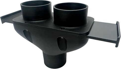 Heavy-Duty Wet Dry Vacuum Y Splitter with Blast Gate | 2.5" Dual Hose Shop Vac Adapter | Compatible with Ridgid, Craftsman, and Other Wet/Dry Vacuums in Saudi Arabia