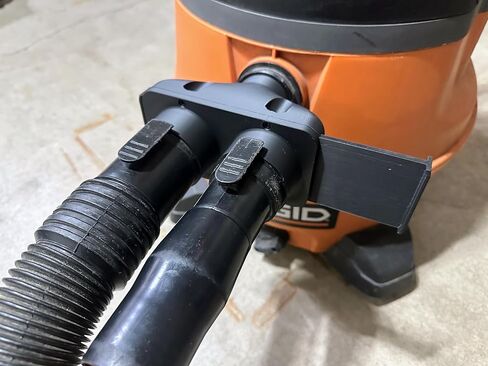 Heavy-Duty Wet Dry Vacuum Y Splitter with Blast Gate | 2.5" Dual Hose Shop Vac Adapter | Compatible with Ridgid, Craftsman, and Other Wet/Dry Vacuums in Saudi Arabia