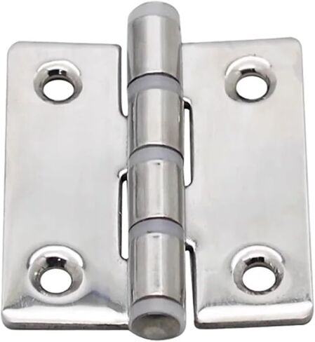 Solid Stainless Steel Rubber Pad Silent and Thickened Hinge 1Pcs in Saudi Arabia