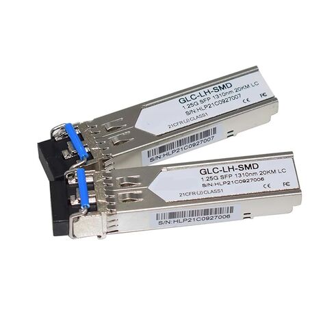 1 قطعة 1000BASE SFP 1.25G 1310nm 20 كجم وحدة دوبلكس LC وحدة إرسال واستقبال الألياف البصرية (2 وحدات 1.25G 20 كجم) in Saudi Arabia