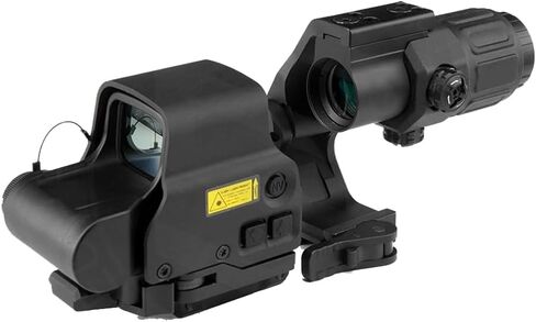 558 Holographic Red Dot Sight - Upgraded: NV Function, Clear High-Trans Glass, No Mirror Reflection, Red Dot Clear in Strong Light, 20mm Quick-Detach Rail, for G33/G43/G45 Magnifiers in Saudi Arabia