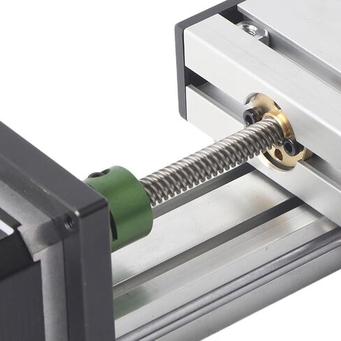 0808 Ball Screw Long Stage Actuator Guide Rail Nema17 42 Stepper Motor Aluminum Alloy Linear Motion Automation 100mm Effective Stroke Sliding Table (0808 Screw, Effective Range 100) in Saudi Arabia